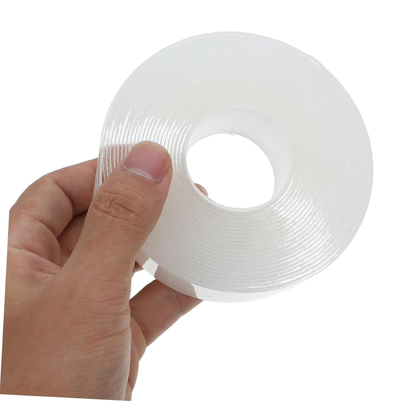 Cabilock Washable Double Sided Nano Tape Heavy Duty High Adhesive Mesh Tape for Home Office and Crafts Removable No Residue for Wall Carpet and Fabric