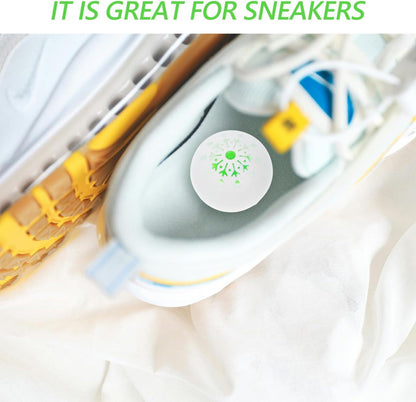 BESPORTBLE 18pcs Deodorizer Balls Shoe Cabinet Deodorant Balls Sneaker Air Freshener Gym Bags Lockers Car Sneaker Odor Shoe Deodorizers for Home Office
