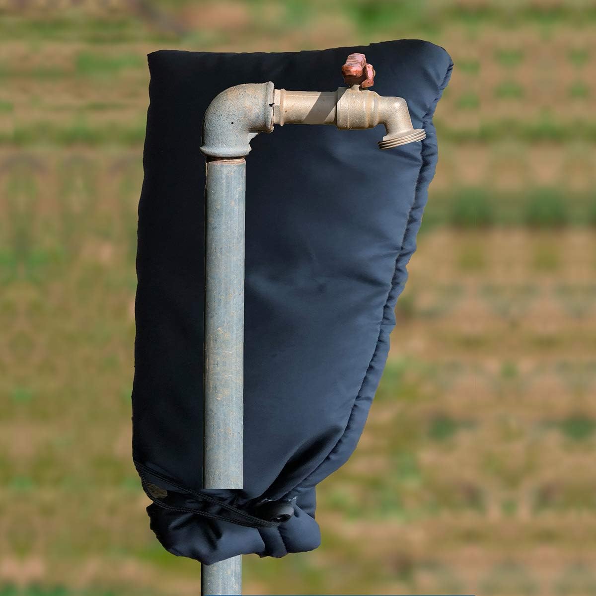 PF WaterWorks PF0691 NoFREEZE Outdoor Ground/Wall Faucet Freeze Protection Cover/Sock-Hiigh Quality 3M Thinsulate Insulation-Size Medium (8" x 20"), Black