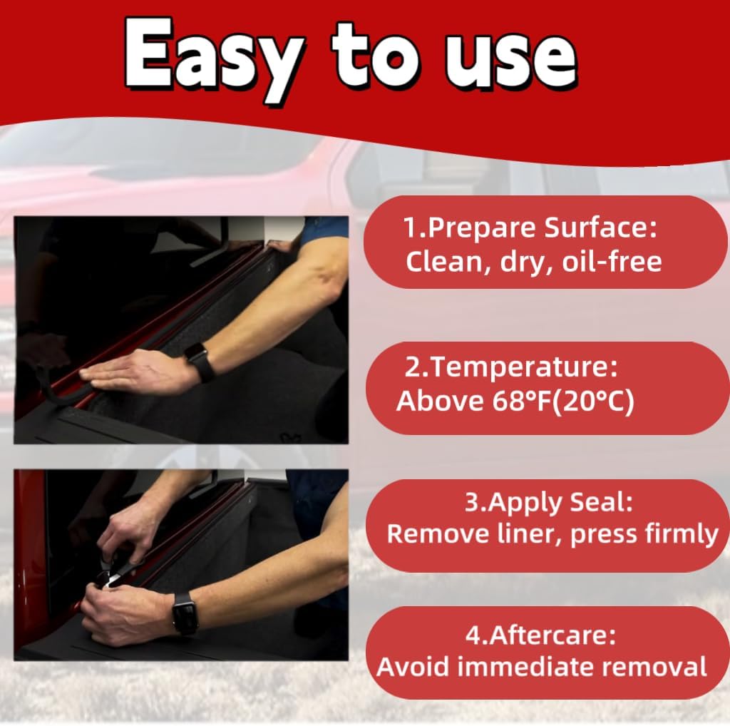326A0004 Ribbed Rectangle Rubber Seal 3/5 in x 79 in, Ribbed Seal Strip Self-Adhesive EPDM Foam Rubber Seal,Ideal Weather Stripping,Fits for RV,Boat,Auto,Truck,Garage Door,Marine