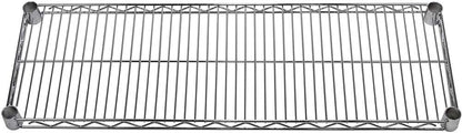 Shelving Inc. 12" d x 30" w Chrome Wire Shelving with 2 Tier Shelves, Weight Capacity 800lbs Per Shelf