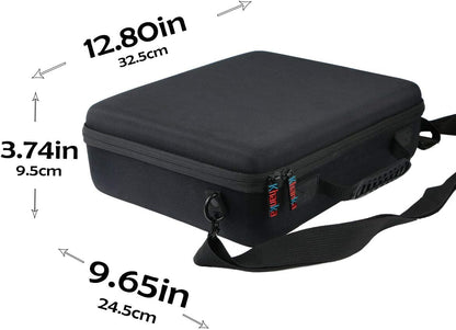 khanka Hard Battery Organizer Storage Box, Carrying Case Bag Holder - Holds 116 Batteries AA AAA C D 3V 9V with Battery Tester (BATTRIES are NOT Included.)