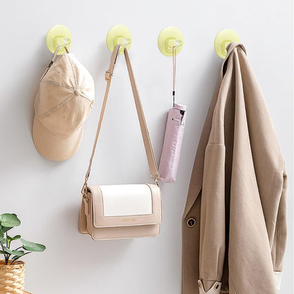 Uten Adhesive Hooks for Hanging 10 Pack, Heavy Duty Wall Hooks 11 lbs, Self Adhesive Waterproof Sticky Robe Towel Hooks for Home, Bathroom, Kitchen, Outdoor