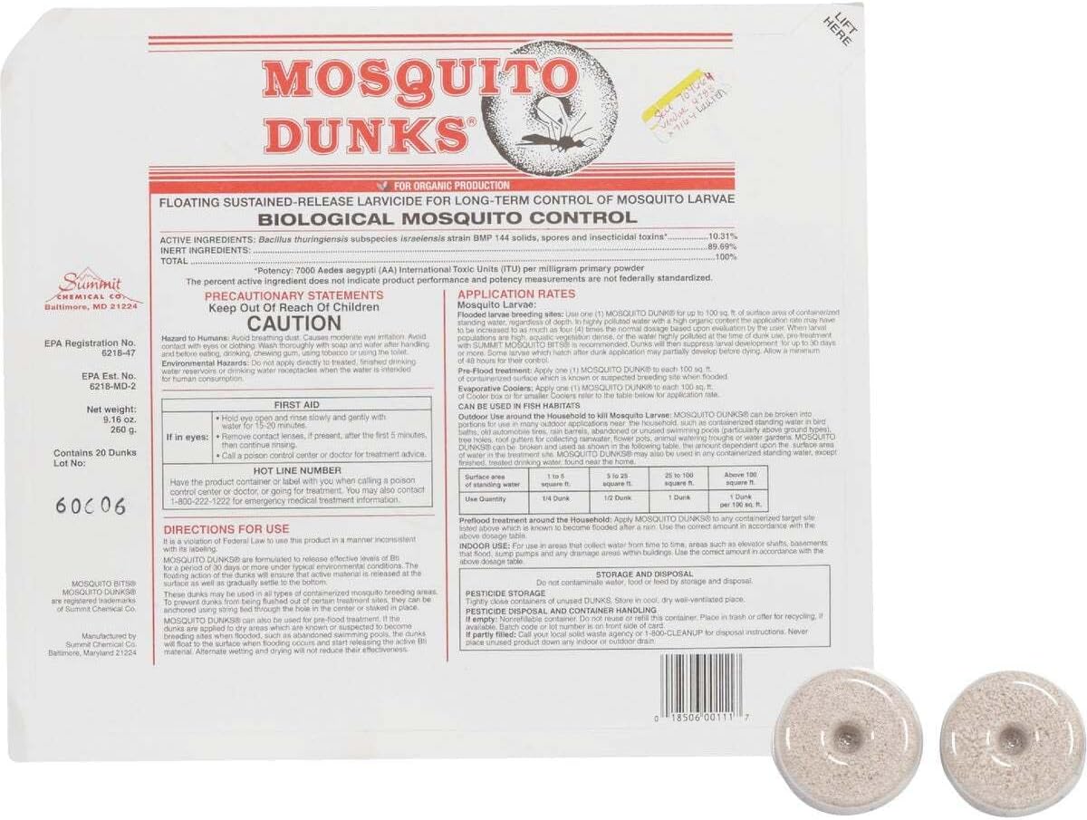 Summit Mosquito Dunk Tablet, 20 Count (Pack of 1)