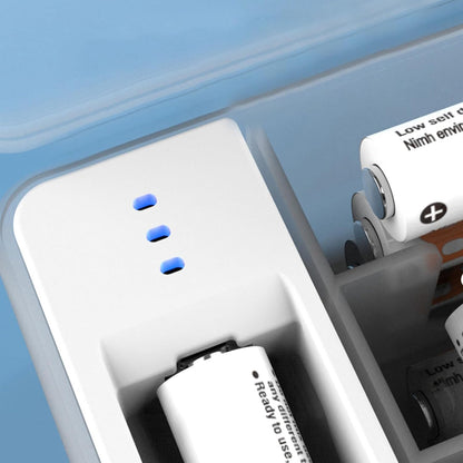 Durability Battery Case for Double/Trible A Batteries Storage Box with Tester Stores 20/28 Per Case Container