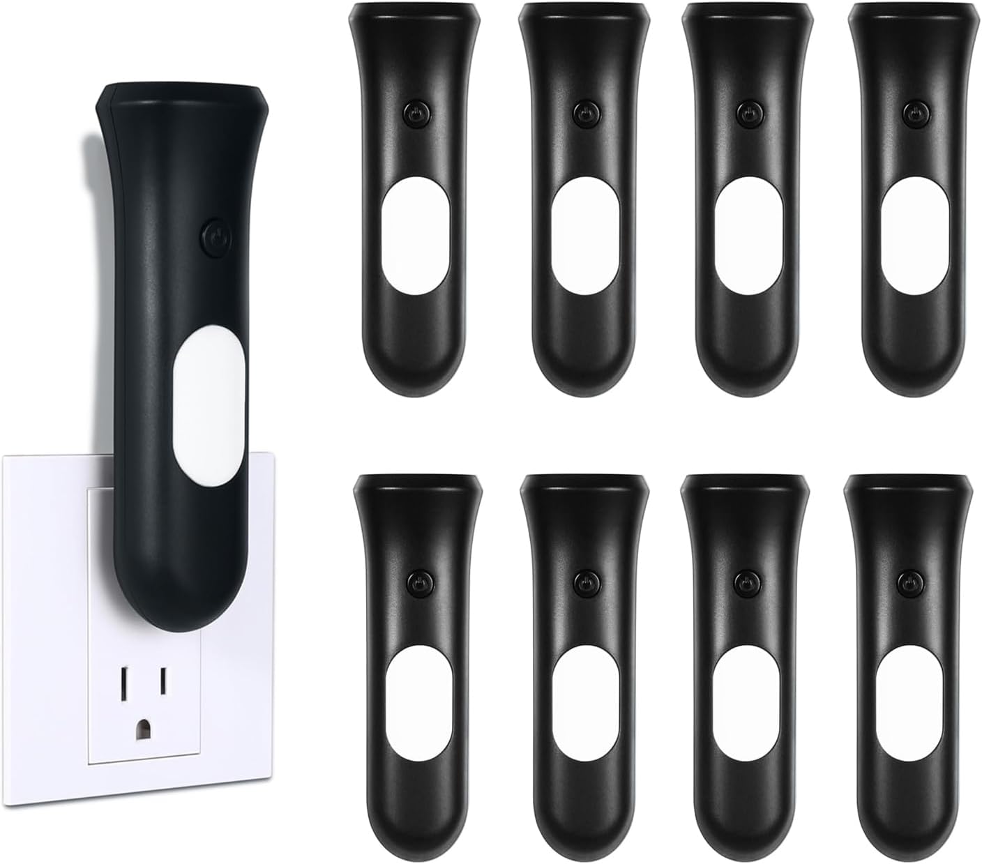 ROSSEX 4 in 1 Emergency Lights for Home Power Failure, 3 Pcs Rechargeable LED Flashlight Plug in Wall, Automatic Turn-On Power Outage Night Light Flashlight for Hurricane Preparedness Items