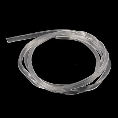 uxcell U Channel Edge Trim, 4.9ft Length Soft Rubber Guard Seal Strip Edge Protector Fit for 1-2mm Edge, (9/32" W x 5/32" H) Clear