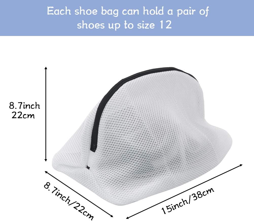 Tenn Well Extra Large Mesh Laundry Bags, 2 Pack 43 x 35 inch Jumbo Delicates Bag for Washing Machine, Large Mesh Bags for Delicates, Coats, Blankets, Bedding, Toys, Pet Items