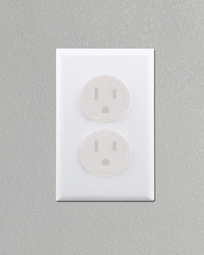 Vmaisi 38 Pieces Clear Outlet Covers Baby Proofing - Electrical Safety ChildProof Plug Protector - (Clear, 38 Pack)