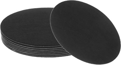 uxcell 32Pcs Non Slip Furniture Pads, 3" Round Self Adhesive Felt Bumpers Noise Reducing Furniture Feet Floor Protector for Chairs Tables Furniture Legs (White 0.2" Thick) - Colors B