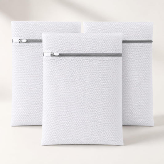 GroundLuxe Mesh Laundry Bags for Delicates, 3 Pack, 12 x 16 Inch