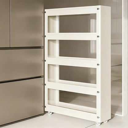 Slim Storage Cart with Multi-Width Options, Carbon Steel Rolling Utility Cart, Narrow Gap Organizer for Kitchen Next to Fridge, Bathroom, Laundry Room(Gray 6-Tier 5.9" W x 66.9" H) - Colors A