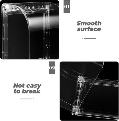 Transparent Outdoor Electrical Outlet Cover Protector Weatherproof In-use Receptacle Enclosure for Home Bathroom Kitchen Splash-resistant and Design