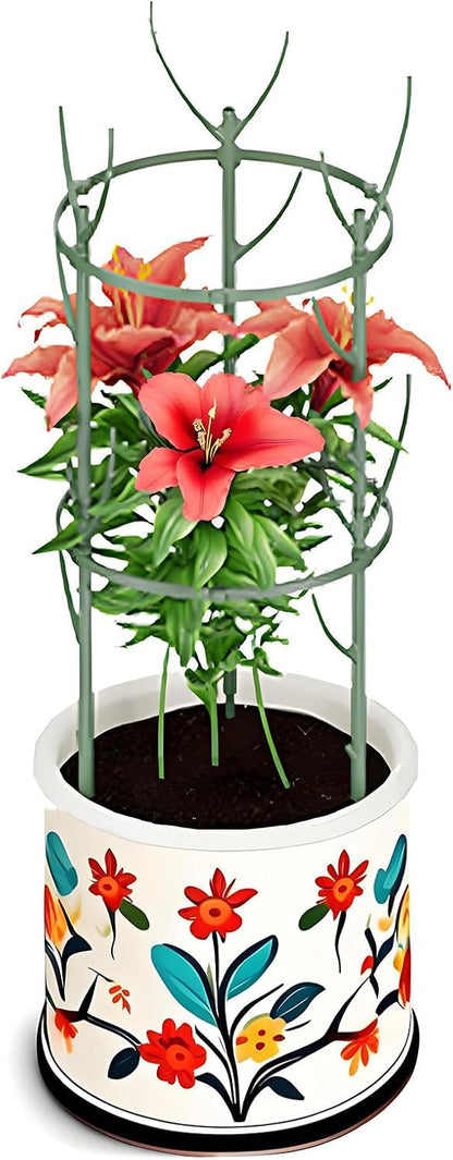 10 Pack Stackable Monstera Plant Support, Garden Stakes | For Climing Plants Stem Support,Durable Plant Accessories for Indoor Outdoor Potted Plants, Flower Other Climbing Plants