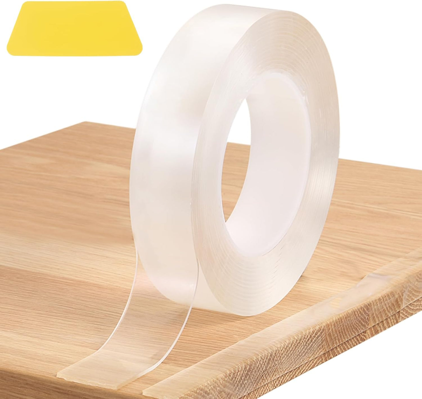 uxcell Clear Edge Protector Strip, 3.94 in x 16.4 ft Sharp Edge Wrap Cover Tape Soft Corner Guards for Furniture Cabinets Drawers Tables Door