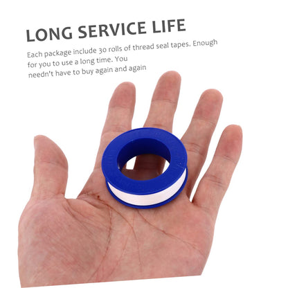 ULTECHNOVO 20 Rolls PTFE Tape High Temperature Plumber Seal Tape for Pipe Threads Water Sealing Moisture Acid Resistant Easy to Use for Plumbing Projects