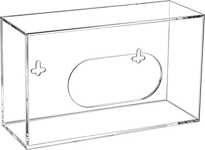 Glove Box Holder Dispenser Acrylic Single Side Loaded Clear Rack Storage Organizer for Medical, Latex