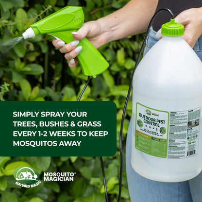 Mosquito Magician Ready-to-Use Mosquito Yard Spray 2 Gal (original scent) – Kills Mosquitoes, Fleas & Fire Ants, Repels & Prevents Ticks – Essential Oil Formula for Sprayers, Foggers & Misting Systems