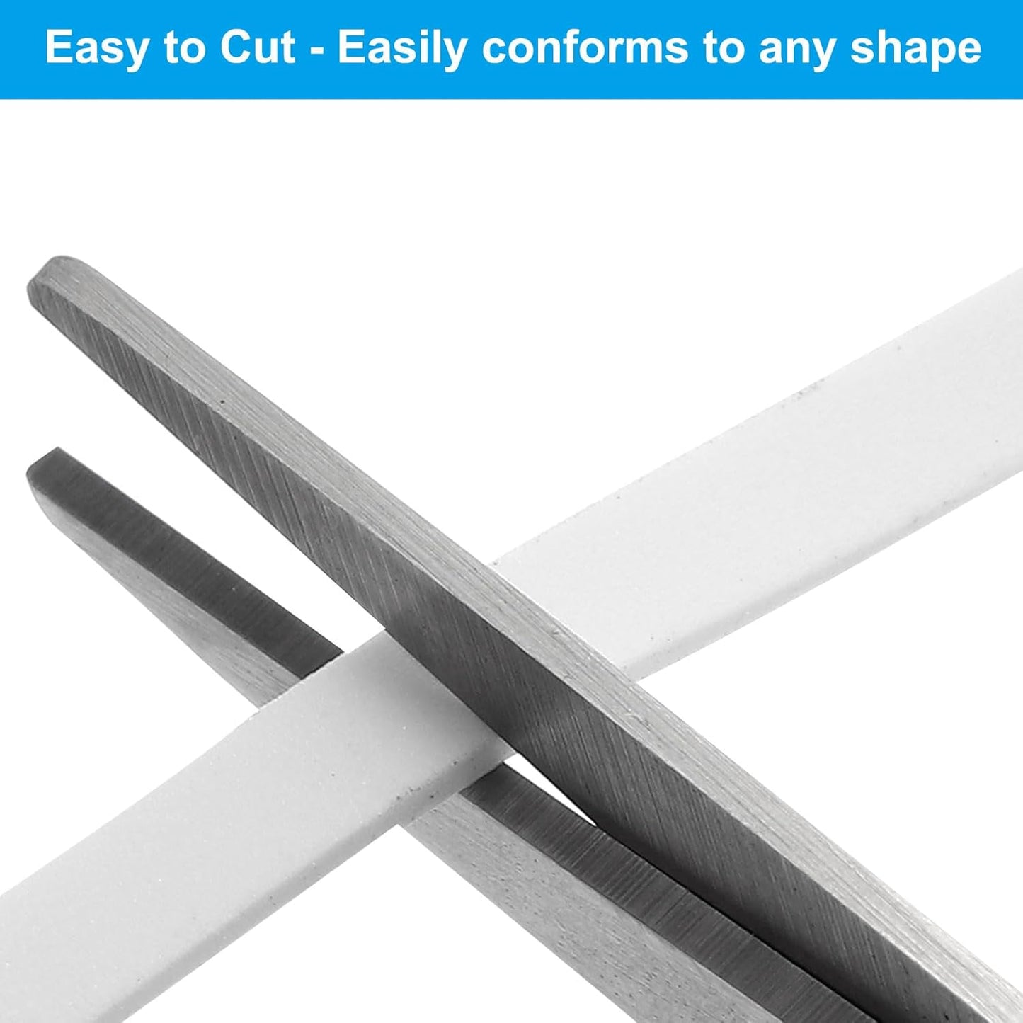 PATIKIL Weather Stripping Door Seal Strip, 3/8 Inch x 1/4 Inch x 32 Ft Self Adhesive Soundproof High Density Foam Tape Insulation for Door Window Air Conditioning, White - Colors B