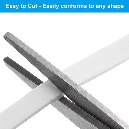 PATIKIL Weather Stripping Door Seal Strip, 3/8 Inch x 1/4 Inch x 32 Ft Self Adhesive Soundproof High Density Foam Tape Insulation for Door Window Air Conditioning, White - Colors B