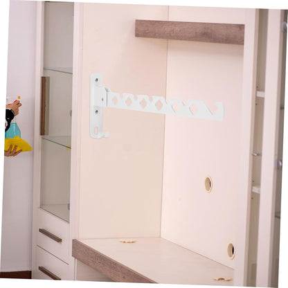 CHILDWEET Wall Mounted Drying Rack: Space Saving Laundry Hanger Foldable Clothes Drying Rack Organizer for Laundry Room Bathroom Hanging Decor