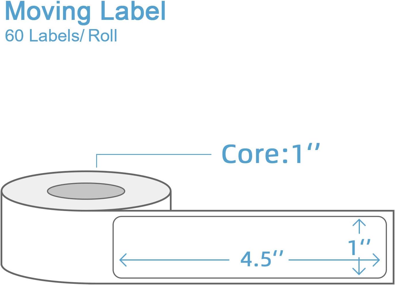 960 Count Moving Labels 14 Different Living Spaces with Fragile Stickers and Blank White Label Home Moving Color Coding Labels Moving Sticker for Storaging Packing Moving (16Rolls, 60/Roll)