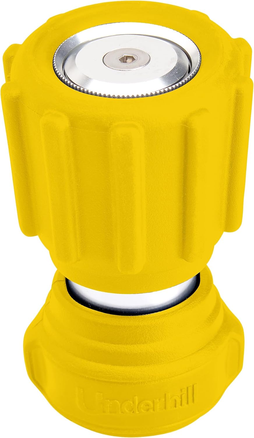 Underhill Magnum Garden Water Hose Nozzle, Sprayer, 37 GPM 80 PSI, 3/4-Inch Thread Inlet, Jet, Soak, Fan, Metal and Rubber, Adjustable, NG450