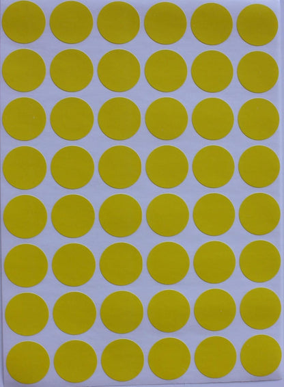 Royal Green Dot Sticker 11/16" Inch (17mm) Colored Labels in Purple - 2400 Pack - Colors A