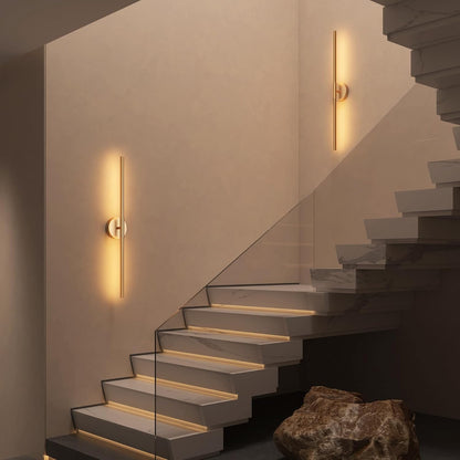 JOFIOS Battery Operated Wall Sconces Set of 2, 360°Rotation Wireless Rechargeable Wall Lights: Dimmable Detachable Wall Lamp with Remote Control, 3000K-6000K Infinite Dimming Wall Sconce 27.6 Inch