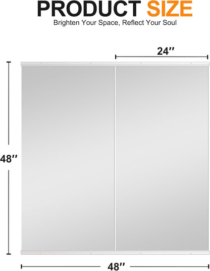 Delma Wall Full Length Mirror,Standing Mirror Full Body,Large Floor for Wall Door Bedroom Bathroom Living Room with Aluminium Frame(with Stand,56x15-Black)