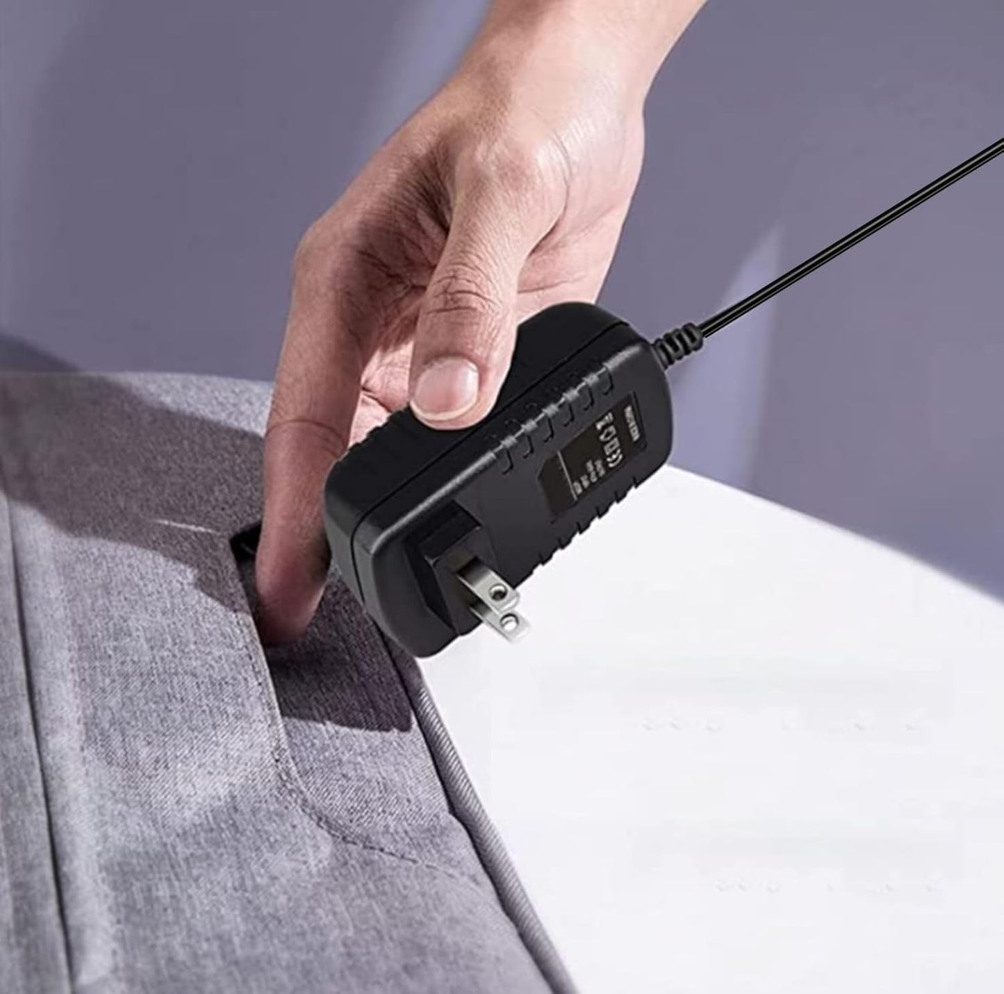 6V Charger for Charging Wonder Lint 20OZ, Super LINT, Sunbeam S20 Rechargeable Fabric Sweater Shaver SL-FS19002-1, SL-FS19002-6 Fuzzs Pills Pilling Trimmer