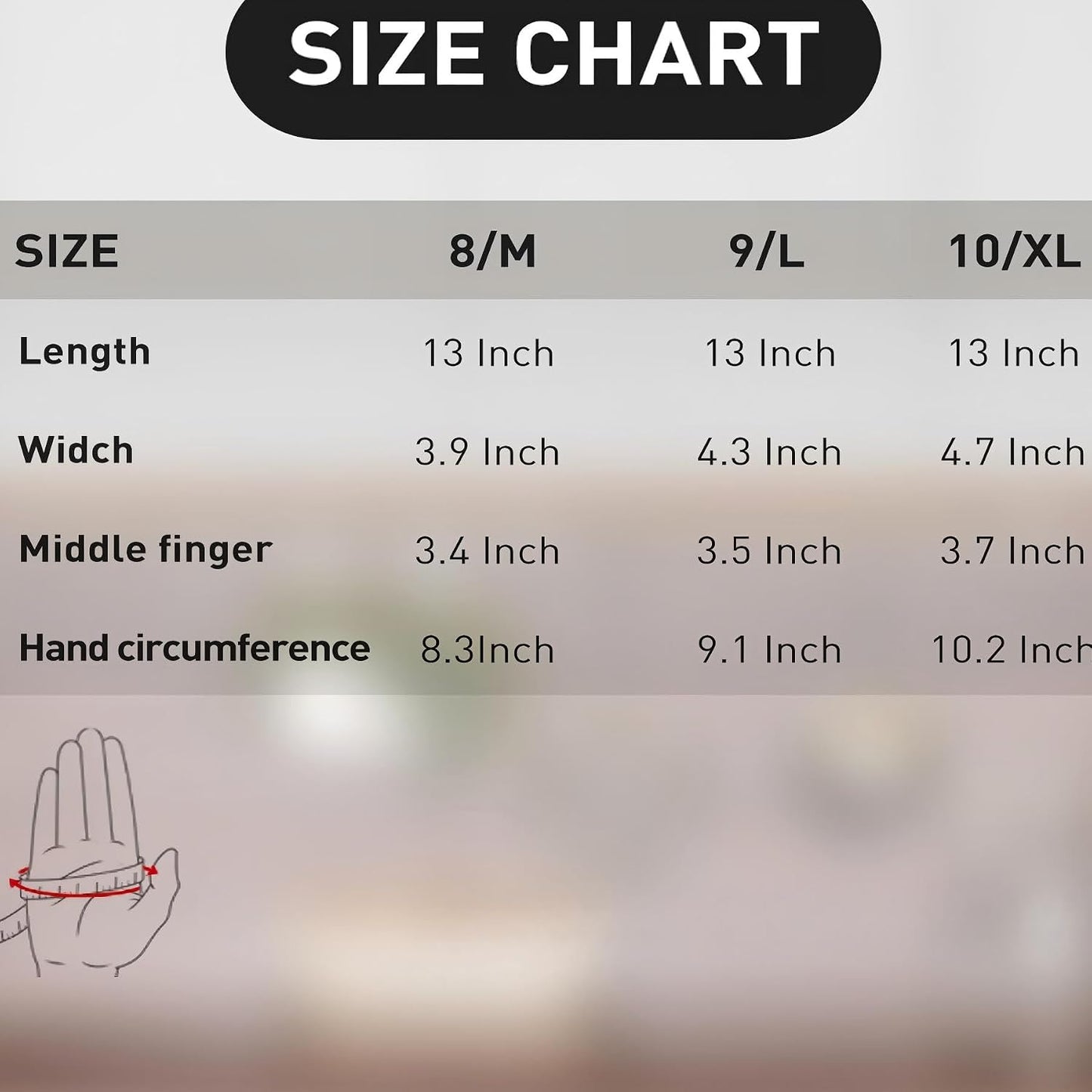 HANDLANDY Chemical Gloves, Heavy Duty Cleaning Gloves