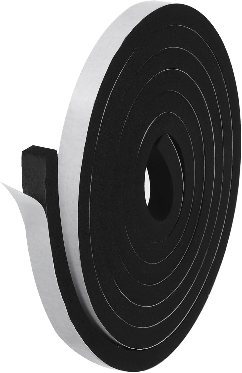 PATIKIL Weather Stripping Door Seal Strip, 3/8 Inch x 1/4 Inch x 32 Ft Self Adhesive Soundproof High Density Foam Tape Insulation for Door Window Air Conditioning, White - Colors A