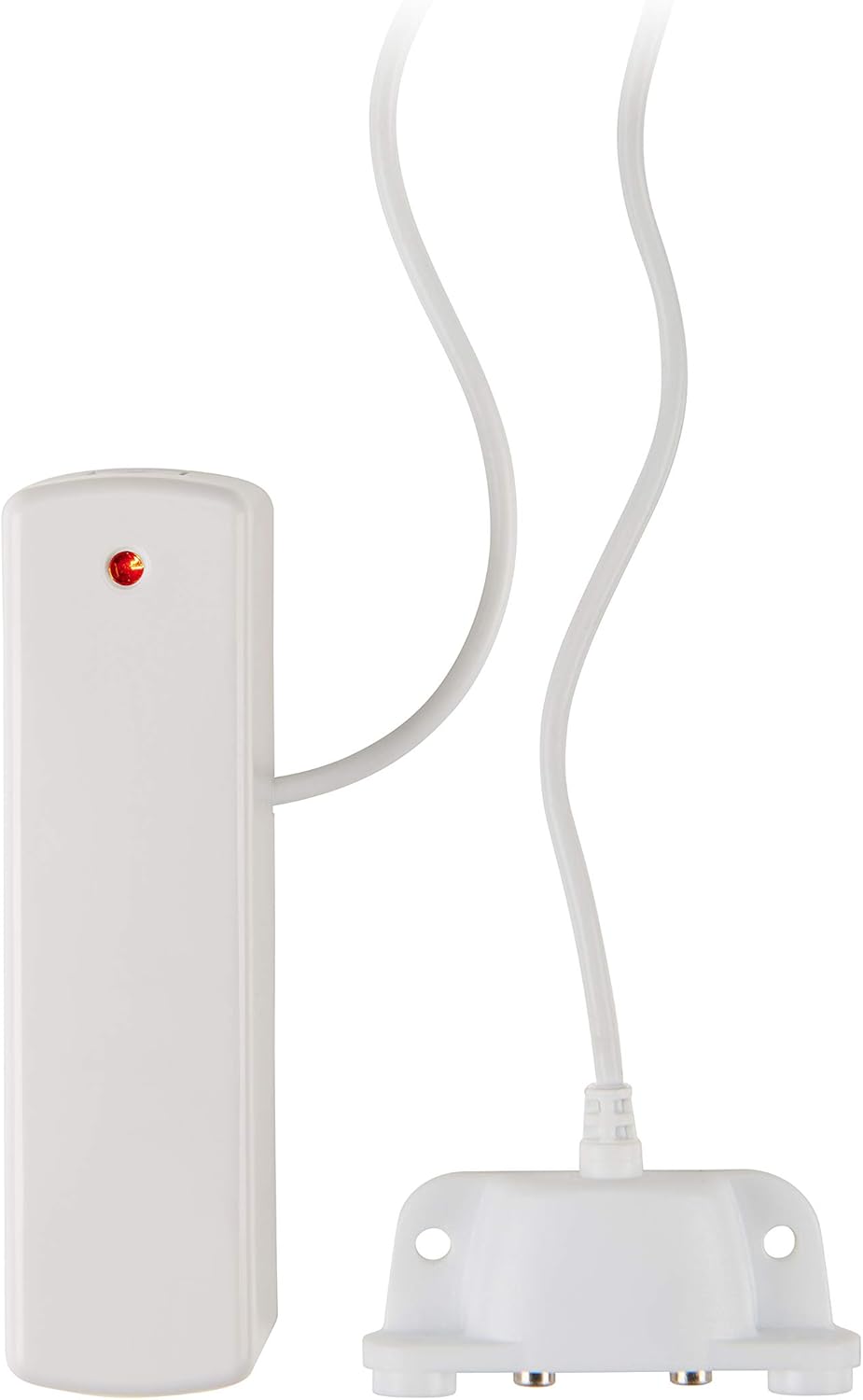 Ecolink FLF-ZWAVE5-ECO Z-Wave Plus Flood/Freeze Sensor, White, Smart Home | White Z-Wave Plus sensor detects flood/freeze conditions; verify hub compatibility, placement and automation setup needs.