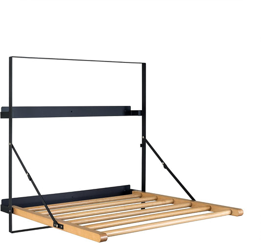 TOMACE Wall Mounted Clothes Drying Rack Laundry Drying Rack Collapsible