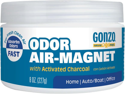 Gonzo Natural Magic Odor Air-Magnet with Activated Charcoal, Odor Eliminator, 14 Oz