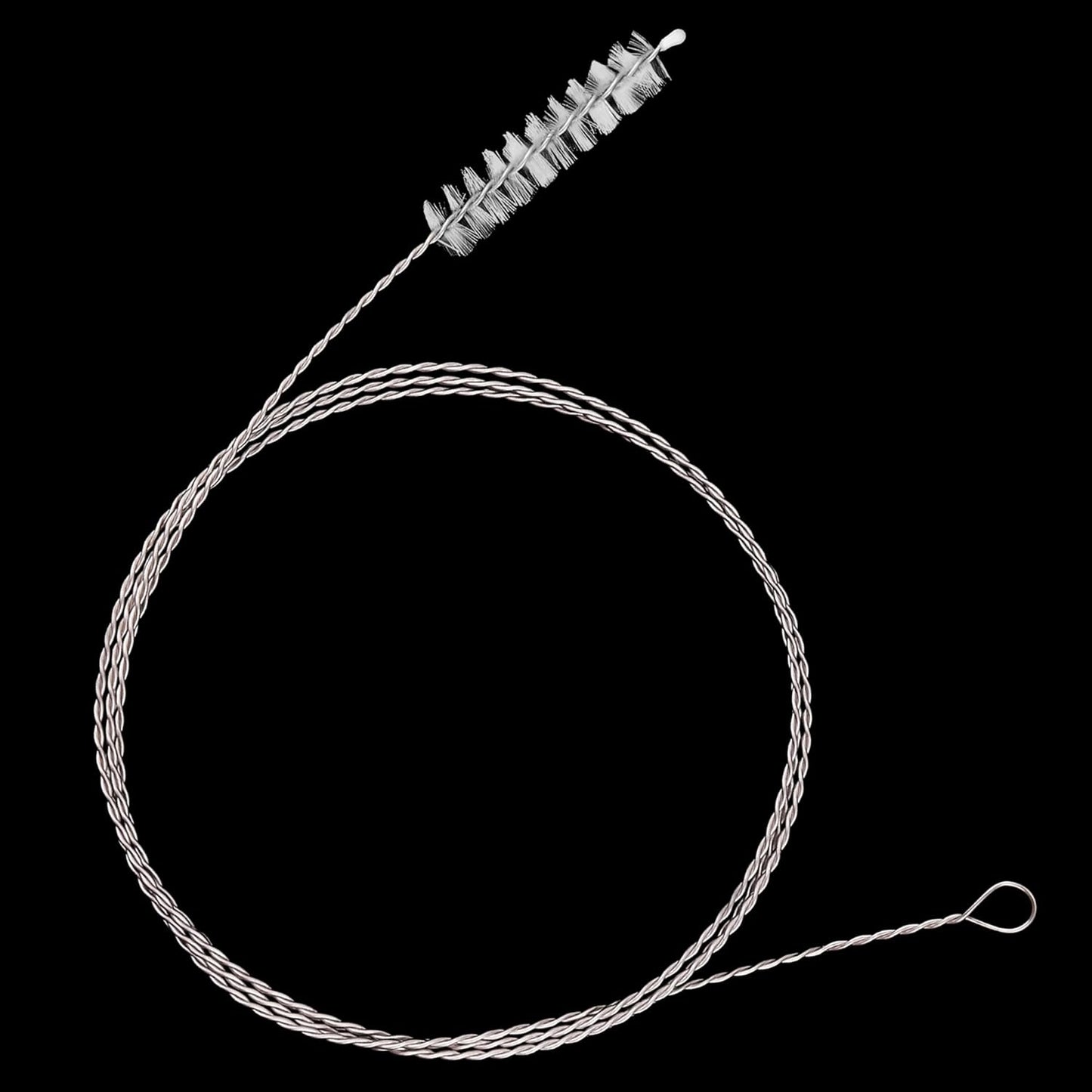 Flexible Drain Brush-Extra Long Pipe Inner Nylon Cleaner Tool for Cleaning Plumbing/Refrigerator/Sink Tube 150cm/59inch (2 PCS)