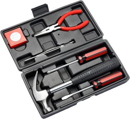PinkTool Set,Includes – Hammer, Screwdriver Set, Pliers (Tool Kit for The Home, Office, or Car)