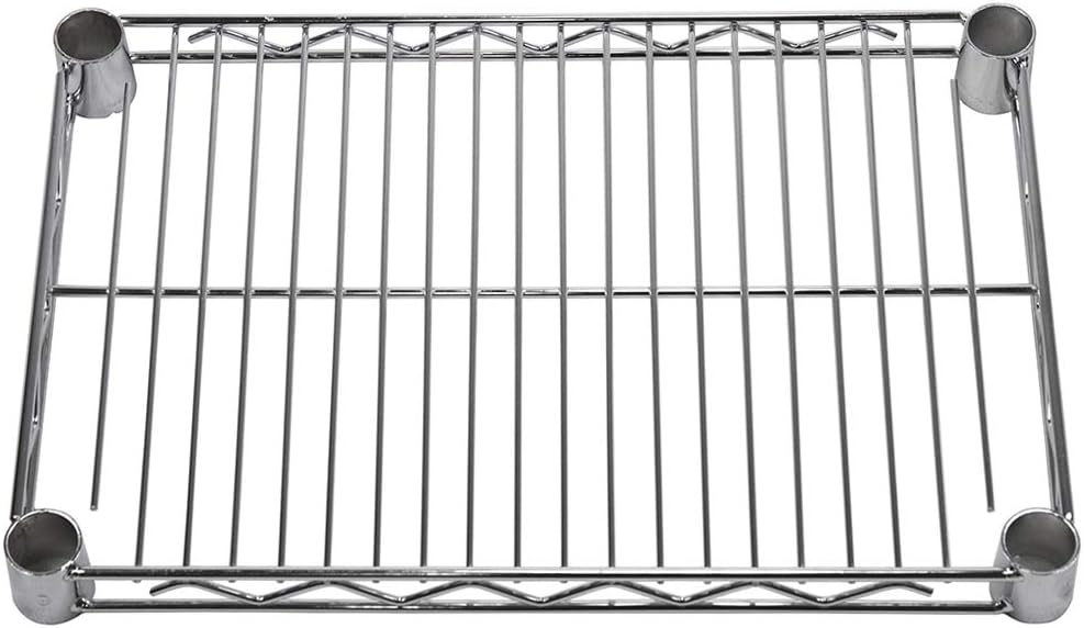 Shelving Inc. 12" d x 30" w Chrome Wire Shelving with 2 Tier Shelves, Weight Capacity 800lbs Per Shelf