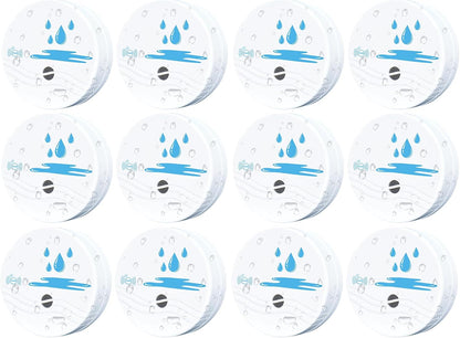 5 Pack Water Leak Detectors for Home, 100dB Waterproof Water Sensor Alarm Leak Detector for Basements, Bathrooms, Laundries, Sinks, and Windows(Battery Included)