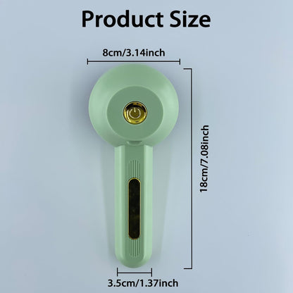 Electric Lint Removers,Rechargeable Fabric Shaver with 6 Leaf Blades Useful for Clothes, Furniture, Sofas, Blankets (Green)
