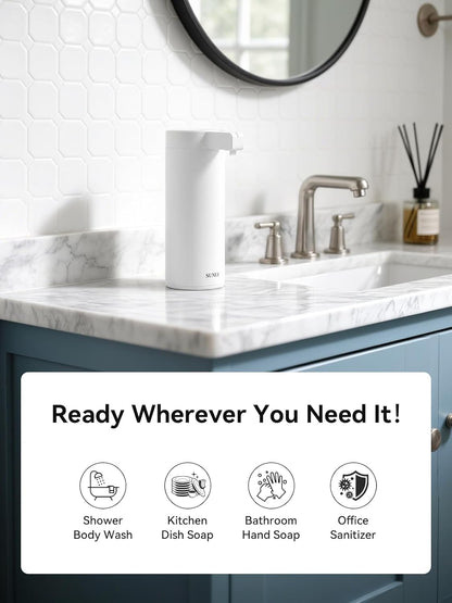 SUNLY Touchless Automatic Soap Dispenser – Clog-Free Pump, 0.2s Fast Sensor, USB-C Rechargeable, Smudge-Resistant Stainless Steel, for Kitchen & Bathroom Soap Dispenser