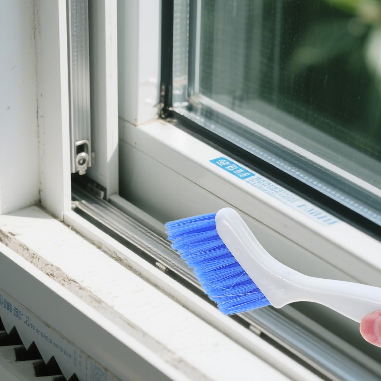 ABOOFAN 20-Pack Window Groove Cleaning Brush Set Crevice Cleaning Brush for Door Seams Window Tracks Sills Kitchen Stove and Corners Narrow for Home Cleaning