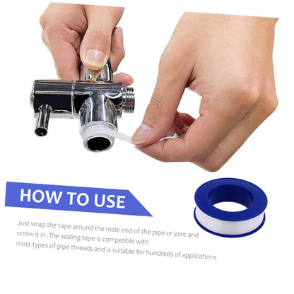 VALICLUD 20pcs High-Temperature PTFE Tape Waterproof Plumbers Tape Thread Sealing for Plumbing and Pipe Repair