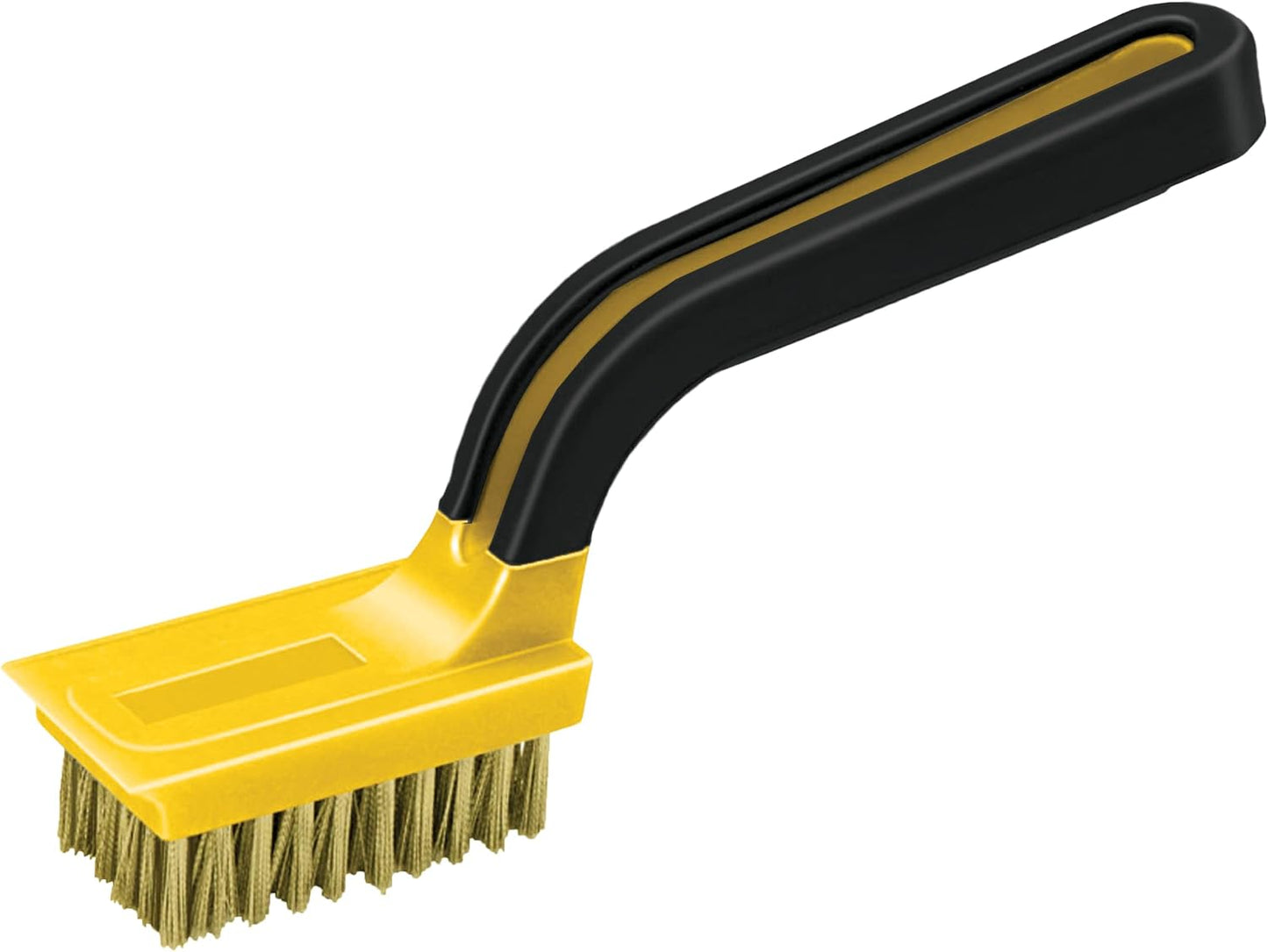 ALLWAY GB Narrow Nylon Stripper & Grout Brush | Soft-Grip Handle, Ideal for Tile and Grout