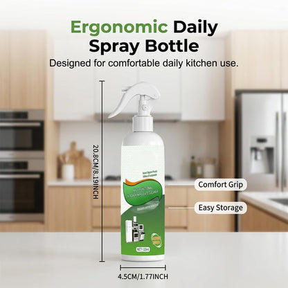 Heavy-Duty Kitchen Oil Remover Spray, Multi-Purpose Degreaser for Cooktop, Oven, Stove & Range Hood, Foam Cleaner for Grease (1pcs)