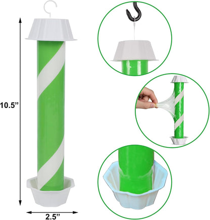 Fly Stick Sticky Fly Traps for Indoors Outdoor 12pk, Sticky Hanging Fly Stick, Flying Insect Trap, wasp Trap（Fluorescent Strip Yellow）