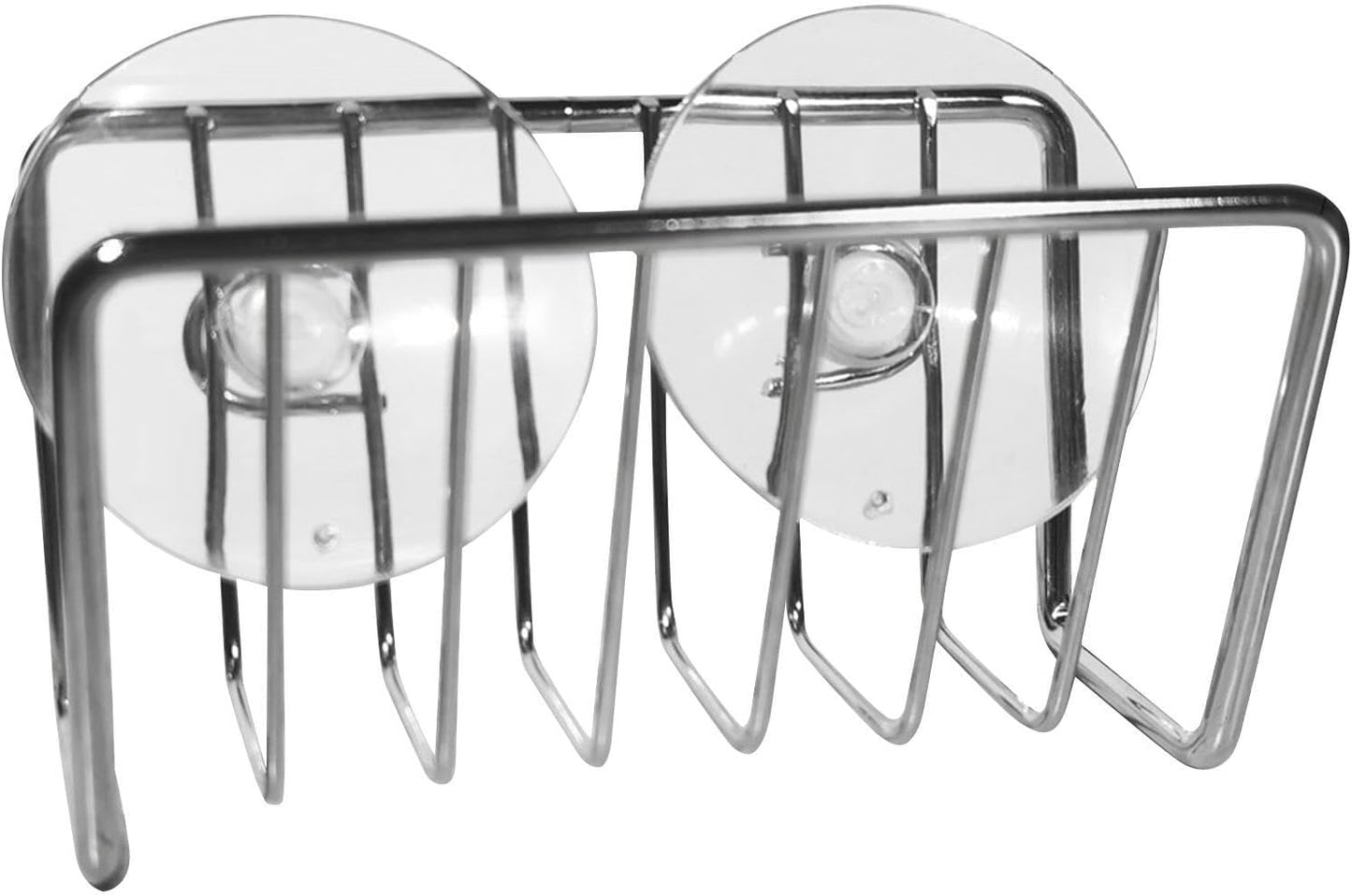 Sponge Rack – Iron and Stainless Steel 11x6x6 Cm | No-Drill Dishcloth Rack | Wall-Mounted Storage Holder for Kitchen Sink Organization to Hold Sponges, Dishcloths, and Cleaning Tools with Durable