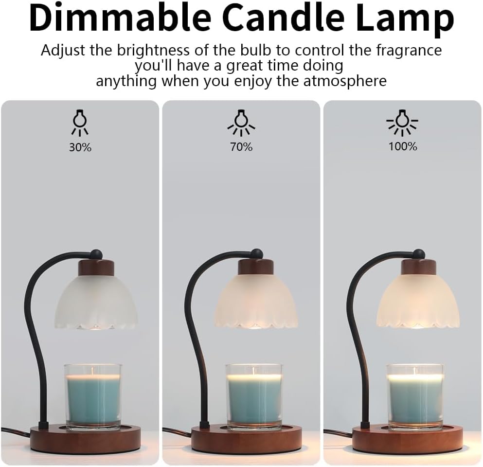 mocosa Candle Warmer Lamp with Adjustable Height Dimmable for New Home Decor Electric Candle Warmer for Jar Candles Birthday Gifts for Women Mom(Hummingbird)
