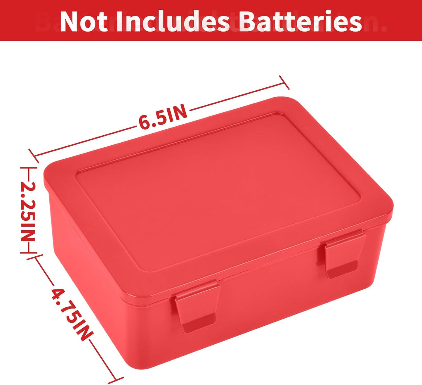 FULLCASE Battery Organizer Storage Case with Tester,Holds 18 AA & 18 AAA Batteries